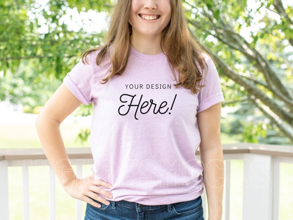 Bella canvas lilac shirt Clearance