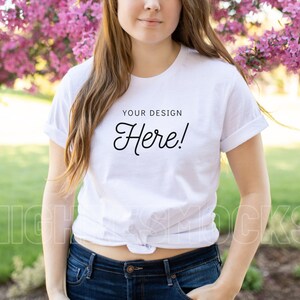 Bella Canvas White Tshirt Mockup | Bella Canvas 3001 Mockup | Bella Canvas Shirt | Bella Canvas Mockup | White Tshirt Mockup | Model Mockup