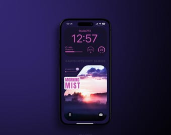 2x Morning Mist Good Morning iPhone Wallpapers | Mobile Phone Wallpaper | iOS LockScreen Wallpaper | Cellphone Wallpaper | Gift | 0398