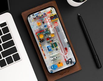 Transparent Mechanical Circuit Board iPhone Wallpaper | Mobile Phone Wallpaper | iOS LockScreen Wallpaper | Cellphone Wallpaper | 0378