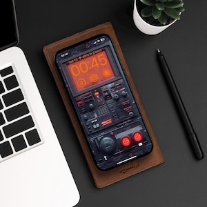 Sistema di controllo fantascientifico Sfondo per iPhone / Sfondo per LockScreen iOS / Sfondo per cellulare / Sfondo per telefono / Sfondo per cellulare / 0279