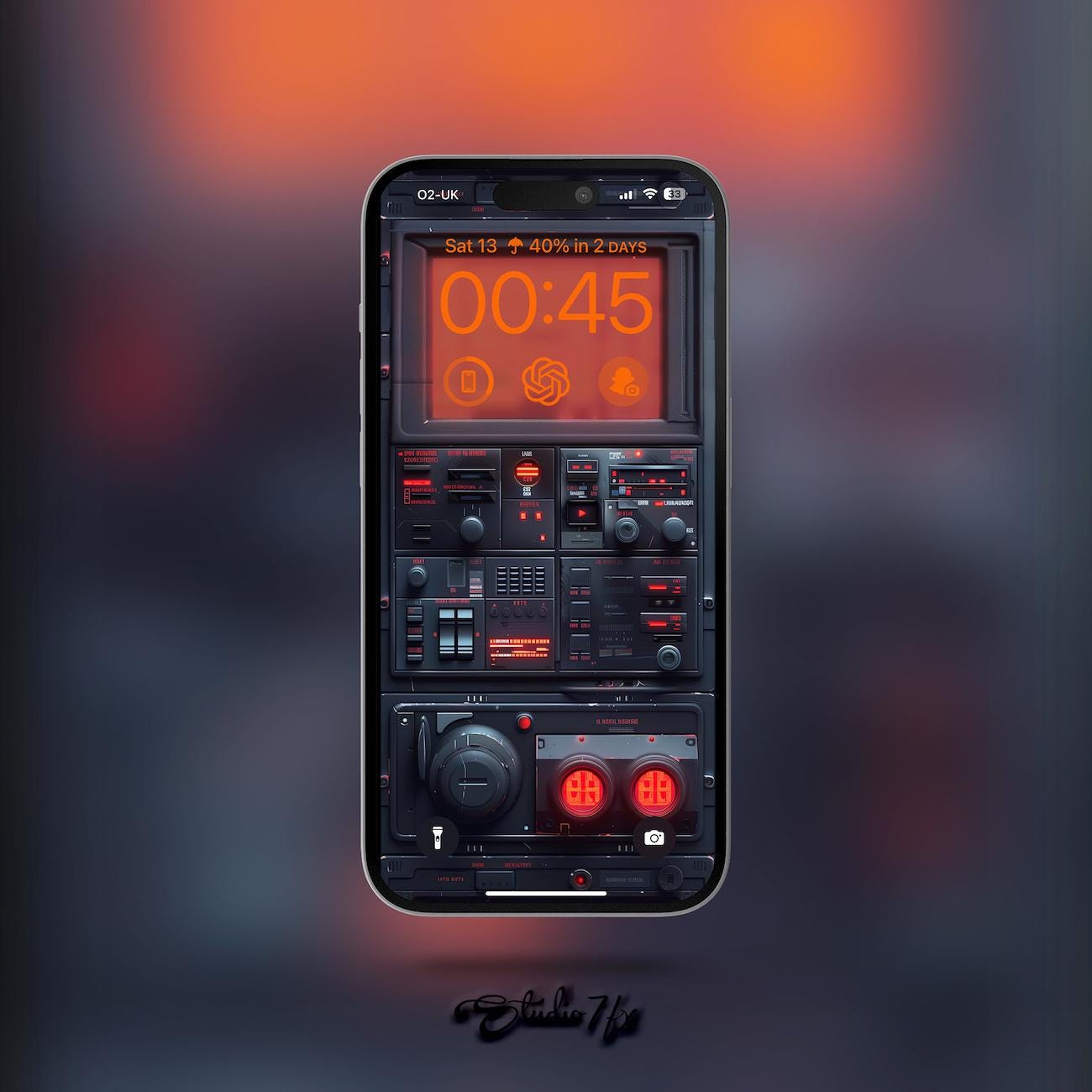 Sci-fi Control System iPhone Wallpaper | Ios Lockscreen Wallpaper ...