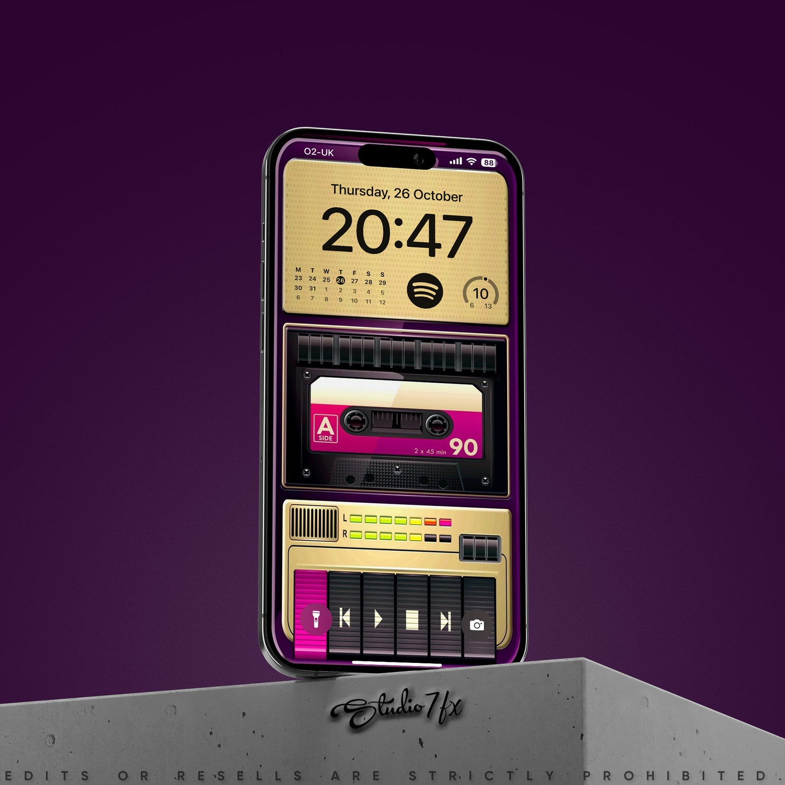 Retro Tape Recorder iPhone Wallpaper | Mobile Phone Wallpaper | Ios ...