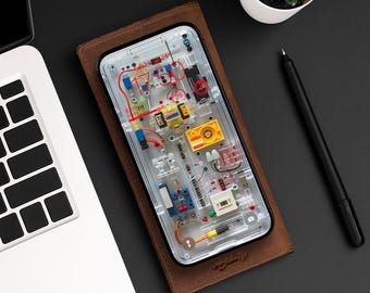 Transparent Circuit Board iPhone Wallpaper | Mobile Phone Wallpaper | iOS LockScreen Wallpaper | Cellphone Wallpaper | 0381