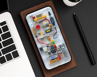 Transparent Mechanical Circuit Board iPhone Wallpaper | Mobile Phone Wallpaper | iOS LockScreen Wallpaper | Cellphone Wallpaper | 0379