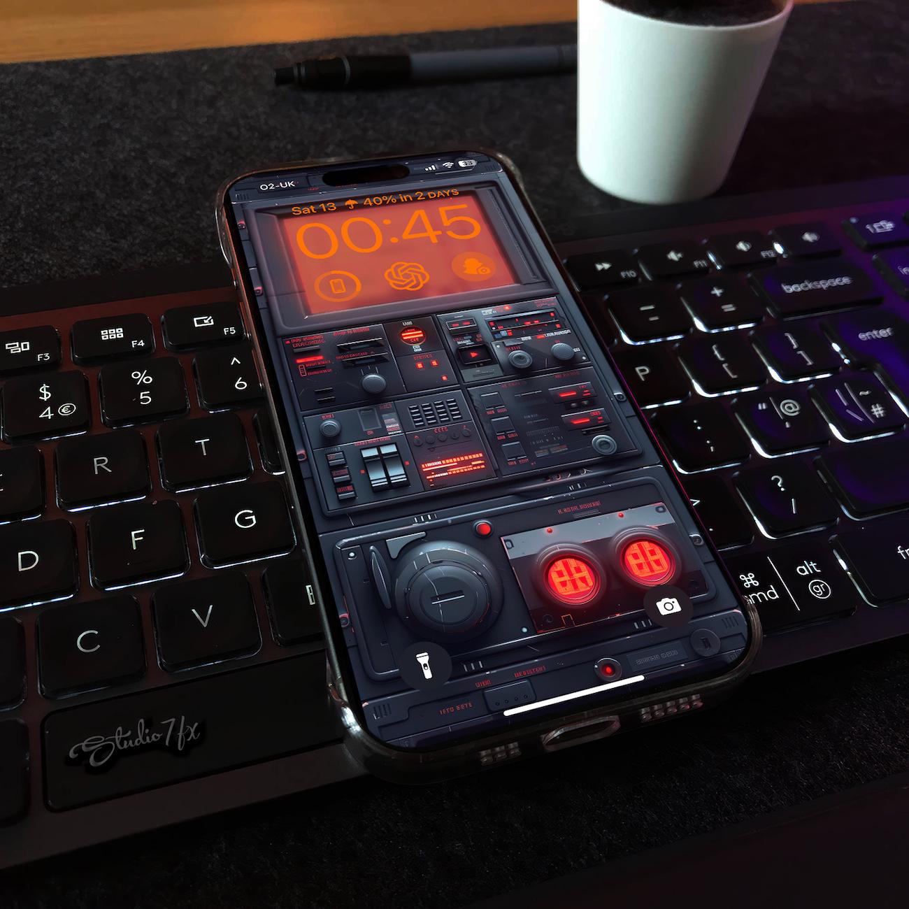 Sci-fi Control System iPhone Wallpaper | Ios Lockscreen Wallpaper ...