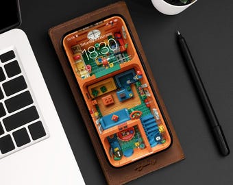 Lego House Plan Top View In Your iPhone Wallpaper | Mobile Phone Wallpaper | iOS LockScreen Wallpaper | Cellphone Wallpaper | 0394