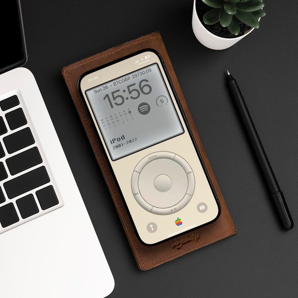 Classic iPod iPhone Wallpaper | Handy-Tapeten | iOS LockScreen Hintergrundbild | Macintosh MP3 Player | Handy-Tapeten | Geschenk | 0094