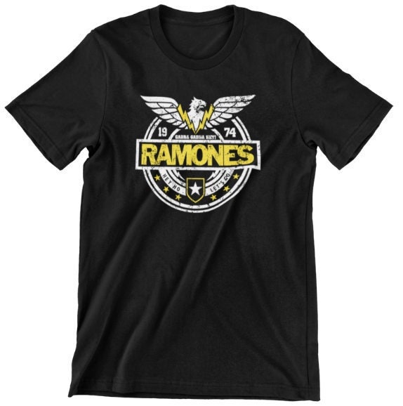 Discover Maglietta T-Shirt Ramones Da Concerto Vintage Uomo Donna Bambini