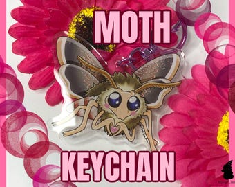 Moth (Chibi) Keychain