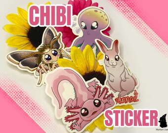 Chibi Animal Sticker Vinyl