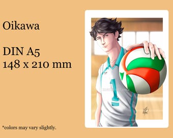 Tooru Oikawa (Haikyuu) - A5 print