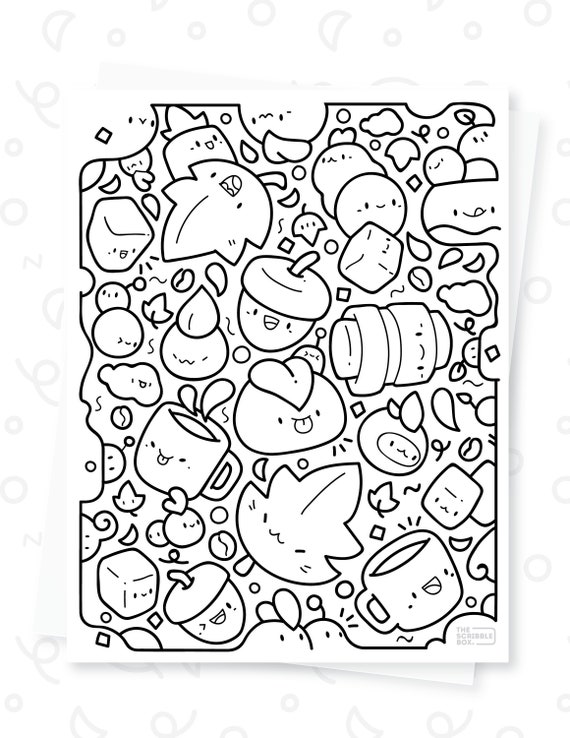 15 Cute Coloring Books For Adults Kawaii ideas  cute coloring pages,  coloring books, coloring pages