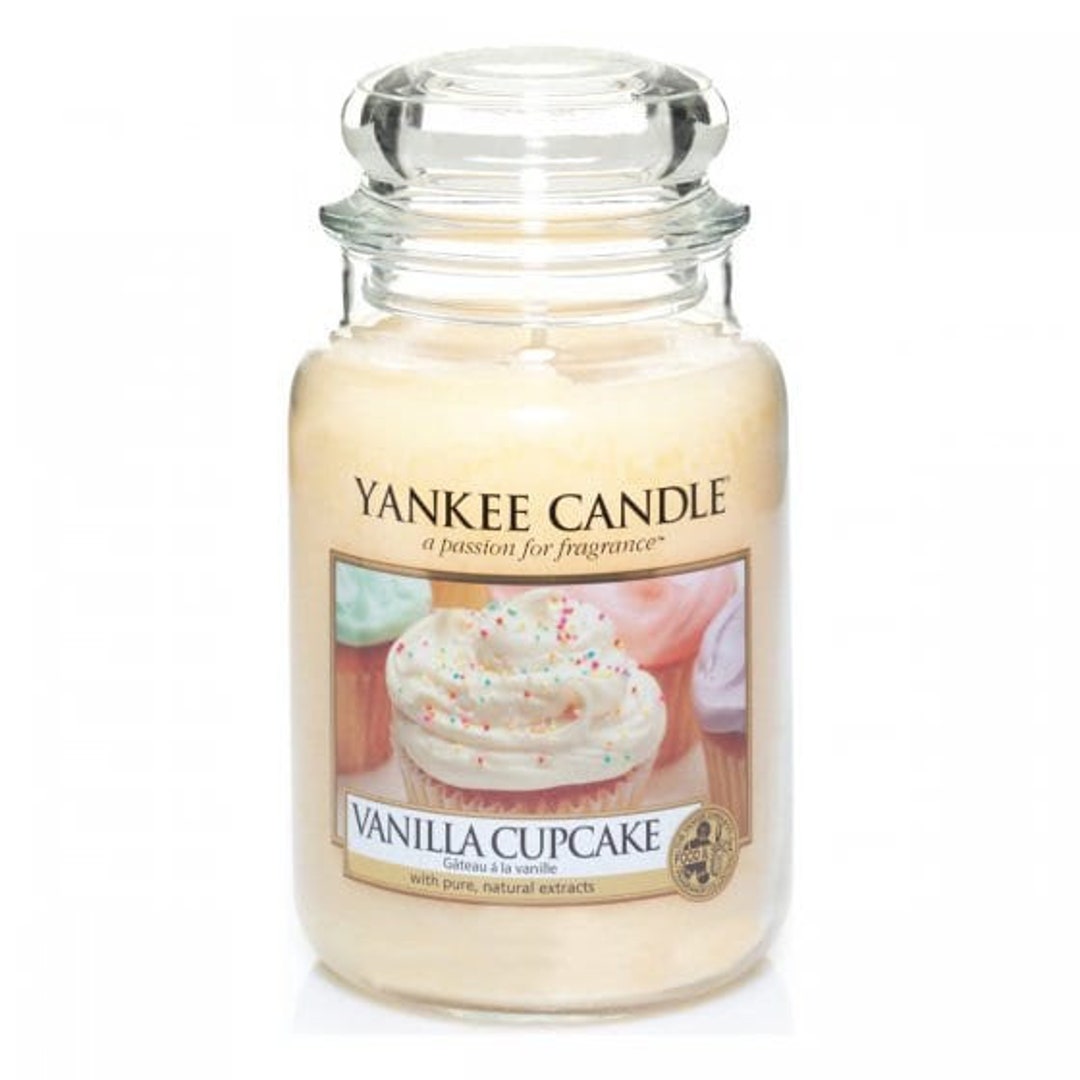 Vanilla Cupcake Yankee Candle Birthday Jar Etsy UK
