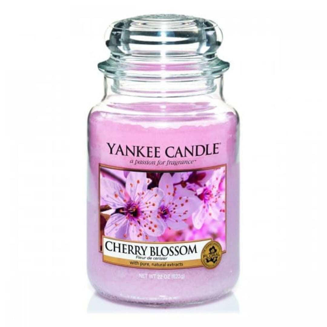 Cherry Blossom Yankee Candle Jar Etsy UK