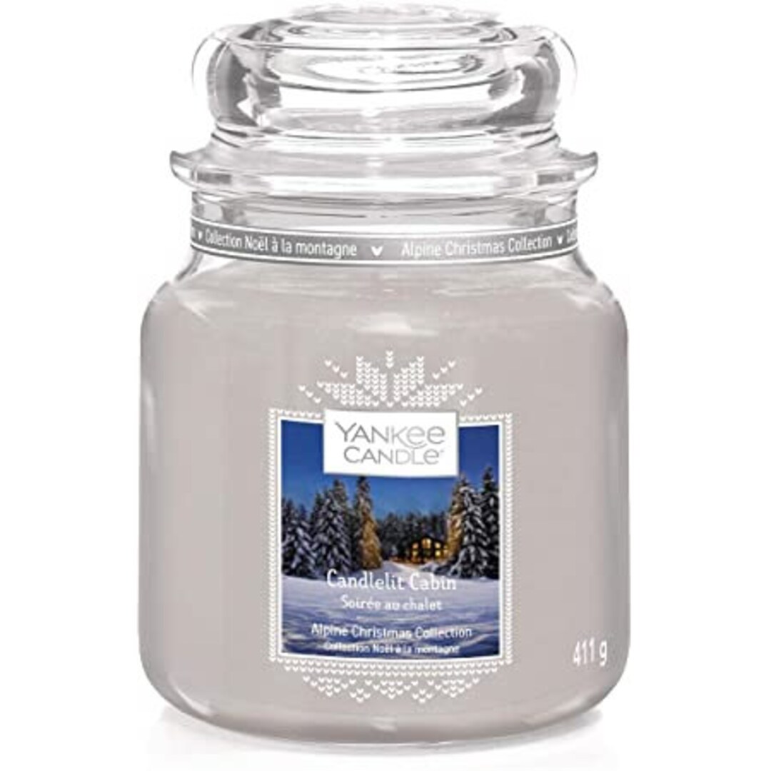 Yankee Candle Candlelit Cabin Medium Jar 411g Etsy