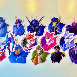 Transformers Prime Decepticon 3” Glossy Vinyl Stickers!