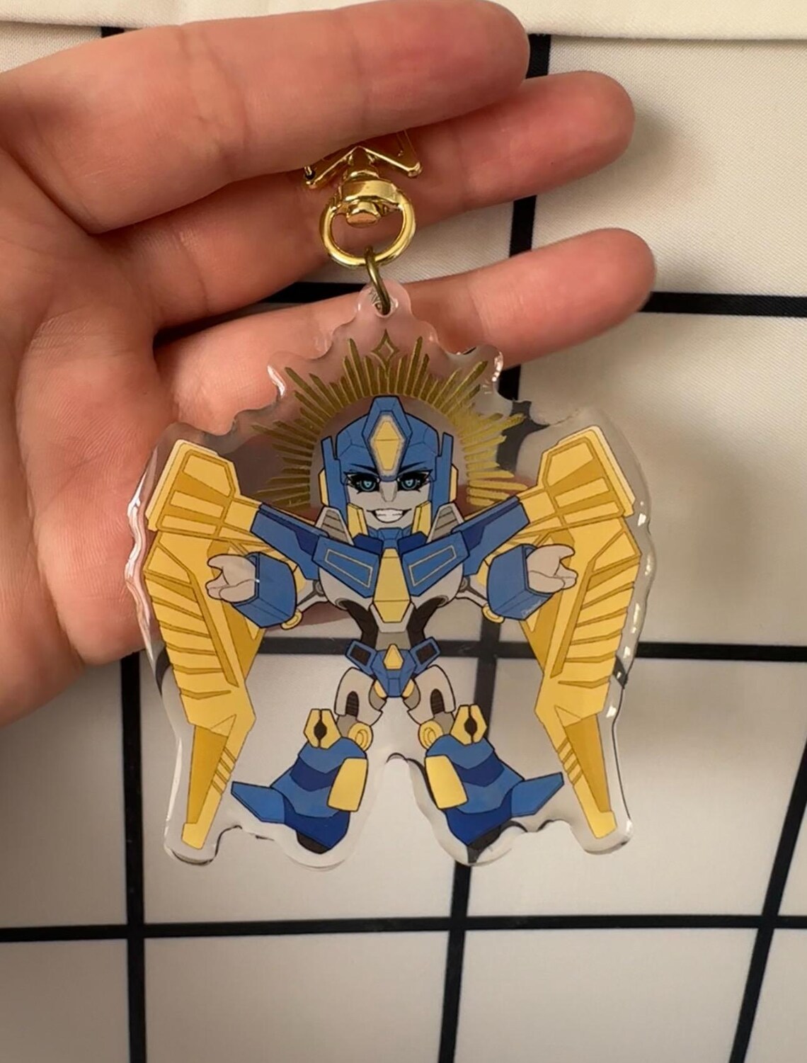 Transformers One 3” Sentinel Prime Gold Foil Chunky Epoxy Keychain ...