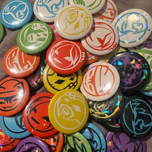 Heartsteel League of Legends holographic metal pin badges 1.75”