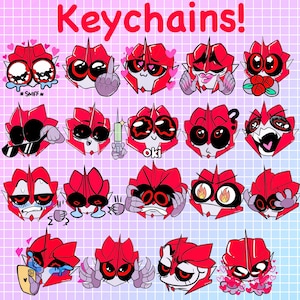 Transformers Knock Out Emoji 3" dikke epoxy sleutelhangerbedels!