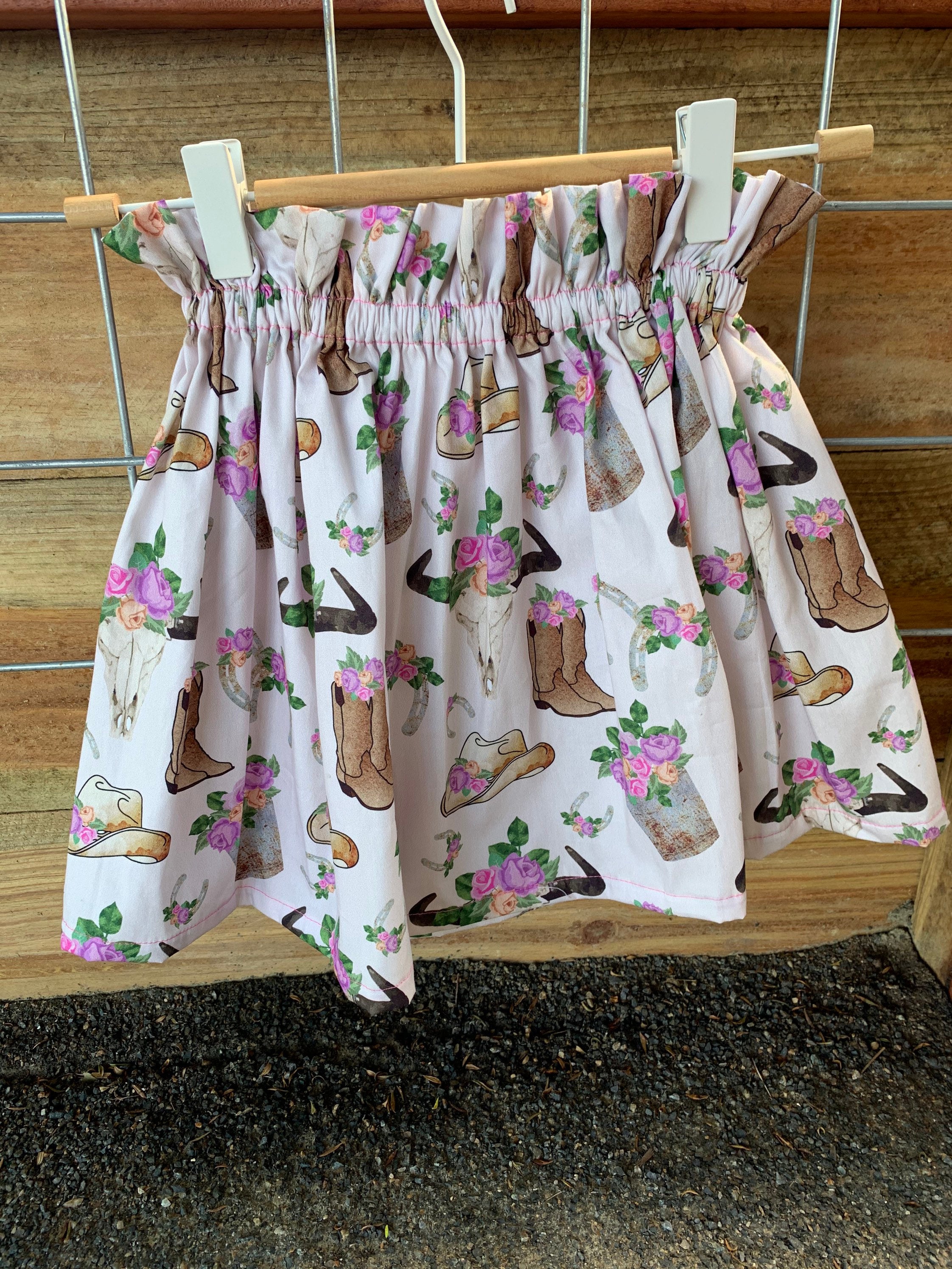 Country Skirt Girls Size 34 Etsy UK