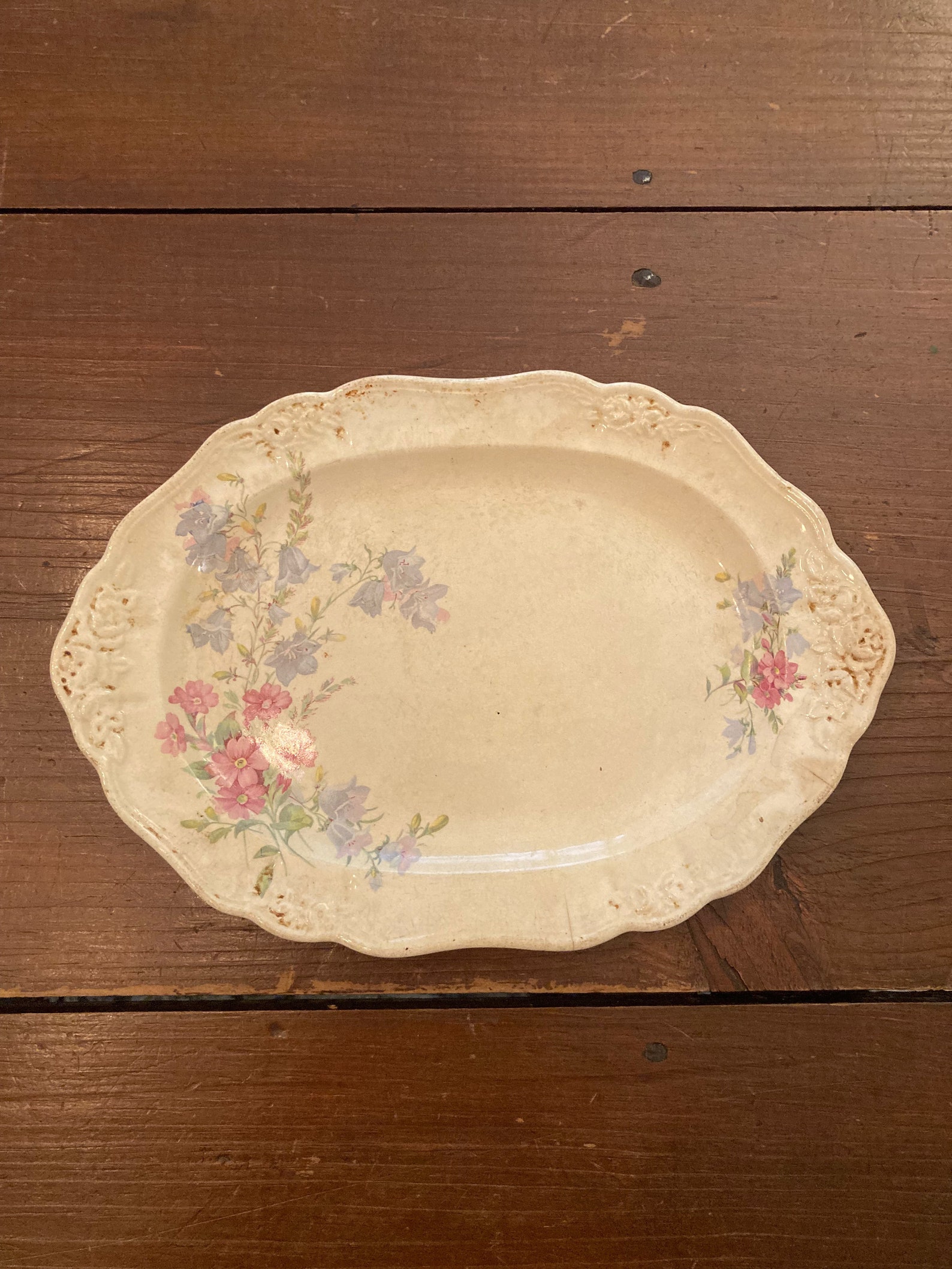 Taylor Smith and Taylor China Co. Floral Plate Etsy