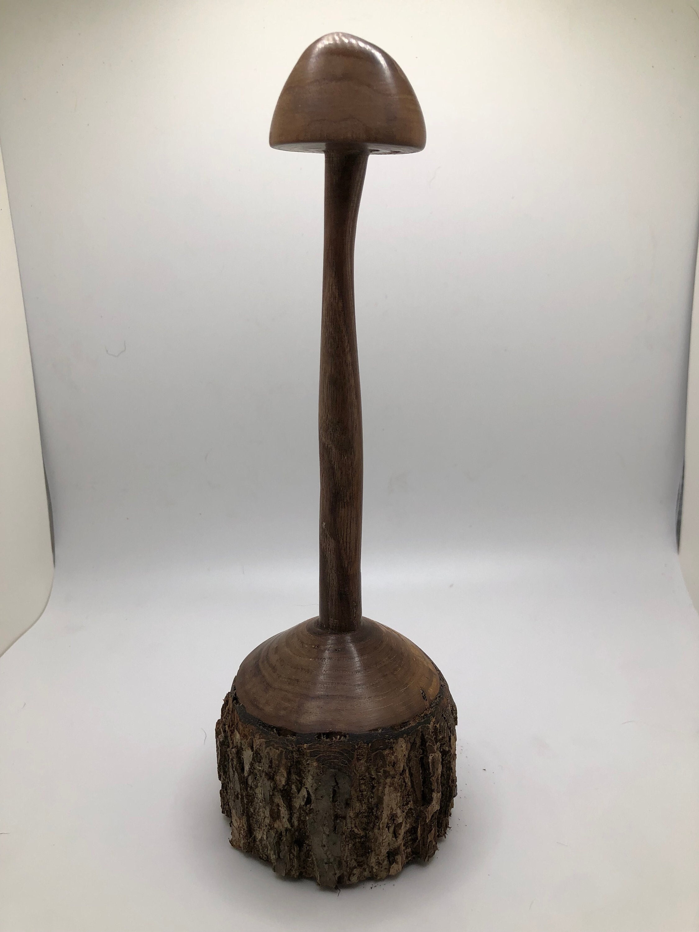 Wooden Turned Mushroom Made From Yew 15 Ornamental Fungi Sculpture, Ideal  Present for That Special Person 