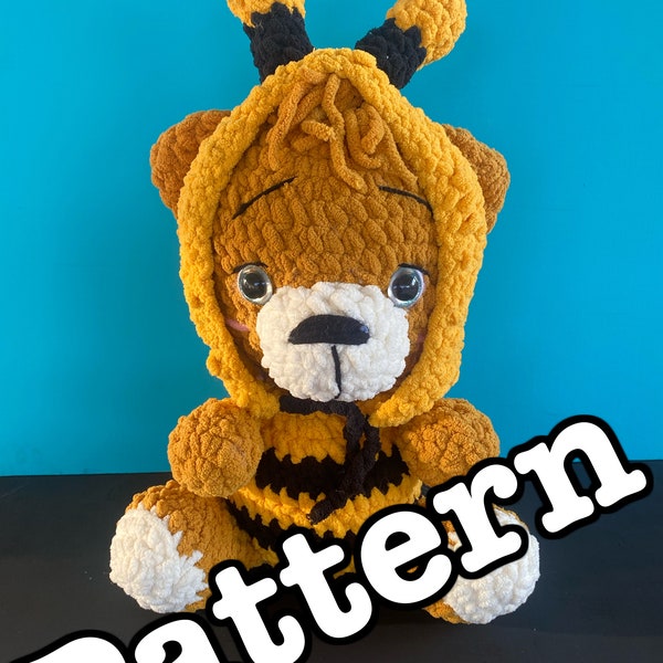 Benny Bear's Bee Costume (PATTERN)