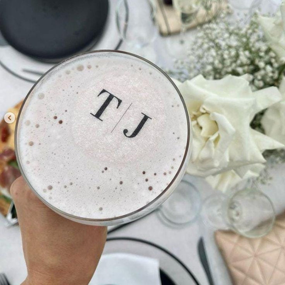 Personalised Edible Drink Toppers – Custom Cocktail Garnish for ...