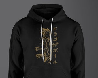 Goku déchiré design-dragonball z inspiré-kids hoodie Goku déchiré design-dragonball z inspiré-kids hoodie