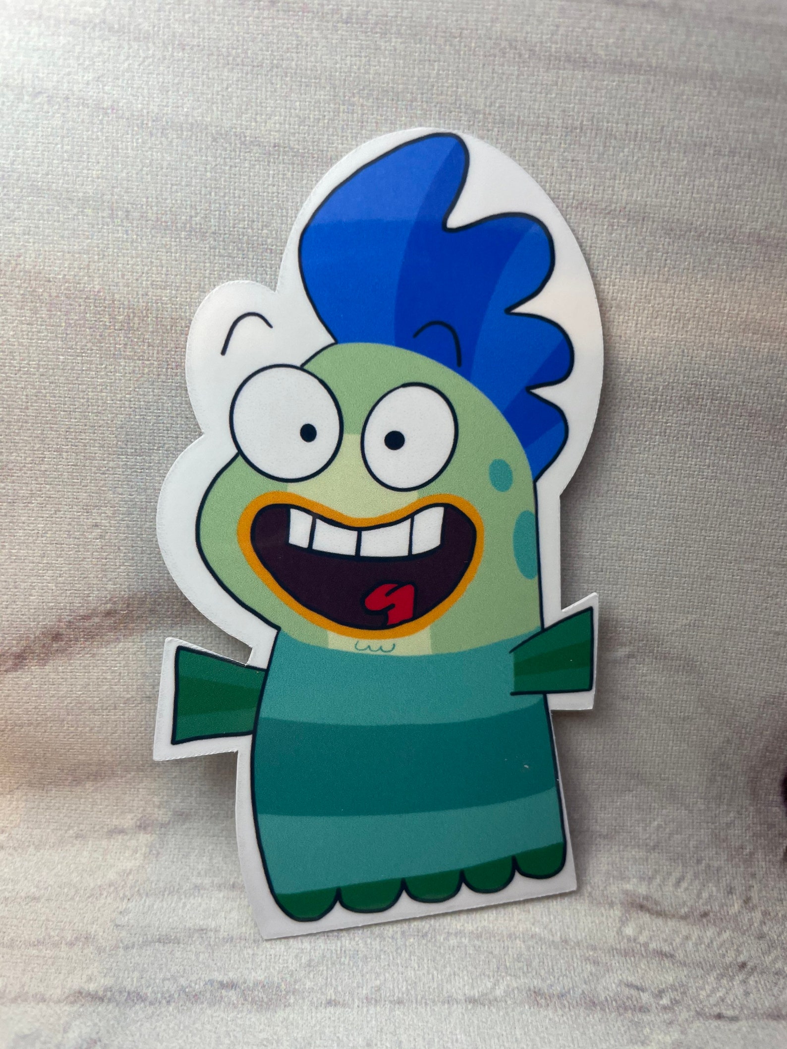 Milo Fish Hooks Sticker Etsy