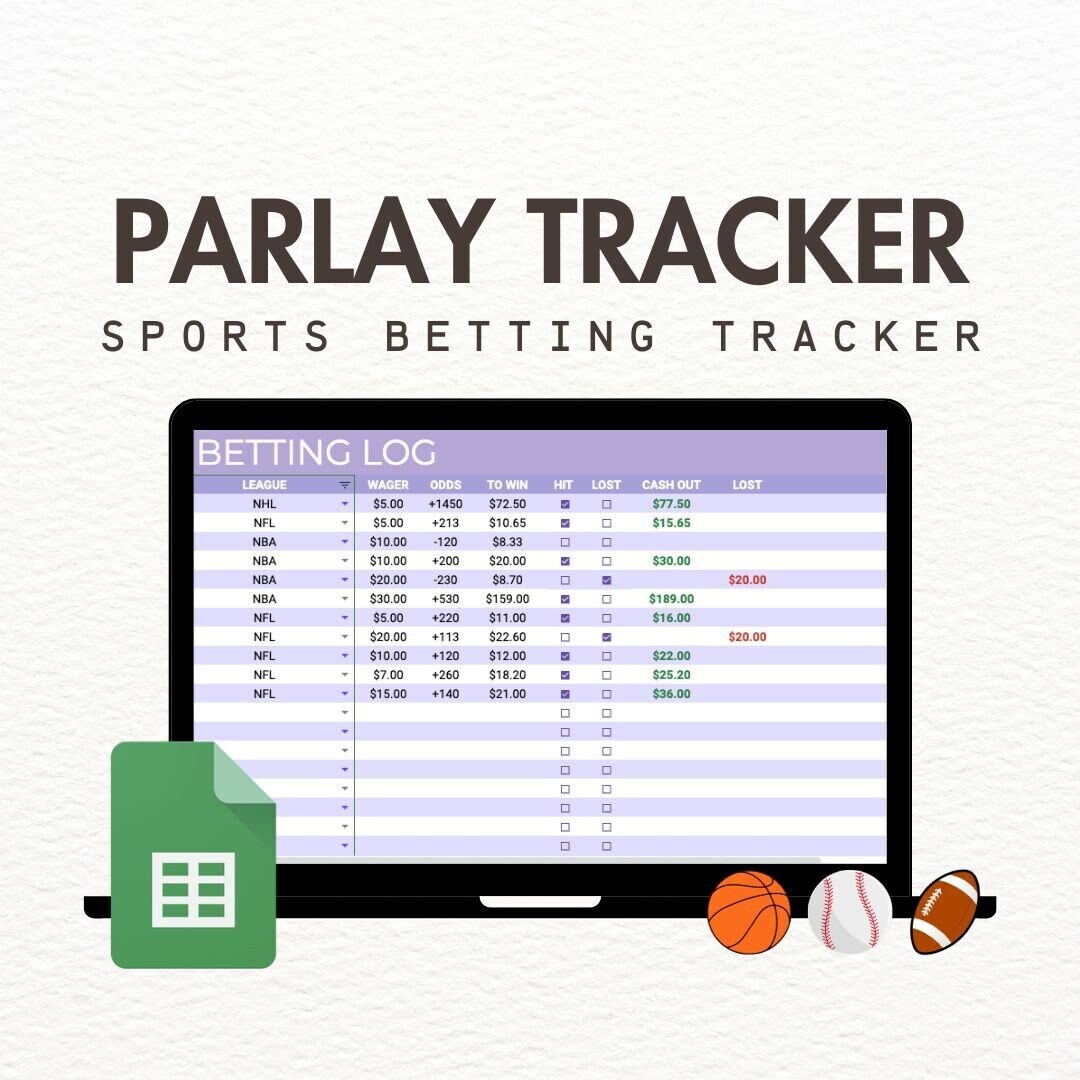Parlay Sportsbook Sports Betting Tracker Etsy UK