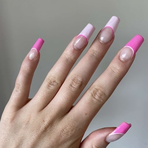 Press On Nail Barbie / Pink / Girly