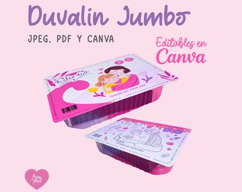 Duvalín designs editable in Canva