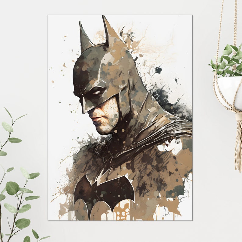 Caped Invincible Caped Vigilante Art Print | Comic Book Poster Wall Art | Various Sizes ...
