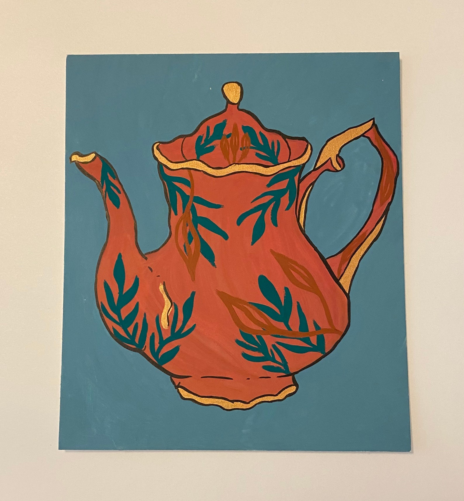 Original Rust Teapot Etsy