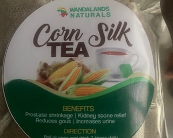 Corn Silk Tea: Prostate Shrinkage/ Kidney Stone Relief