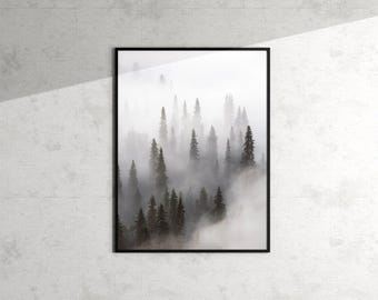 Foggy Forest Fine Art Print: Nordic Landscape Photography