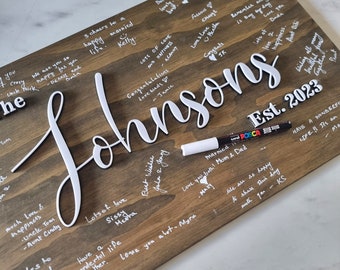 Wooden Guest Book Alternative | Wedding guestbook | Party guestbook