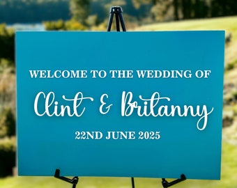 Sage (Green) Wedding Welcome Sign