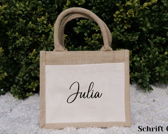 Personalized gift bag | Mother's Day | Wedding | Birthday | Christmas | JGA | Birth | Jute bag