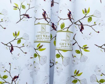 Botanical Magnolia Gift Wrap