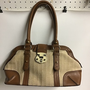 Etienne Aigner Double Zipper Satchel
