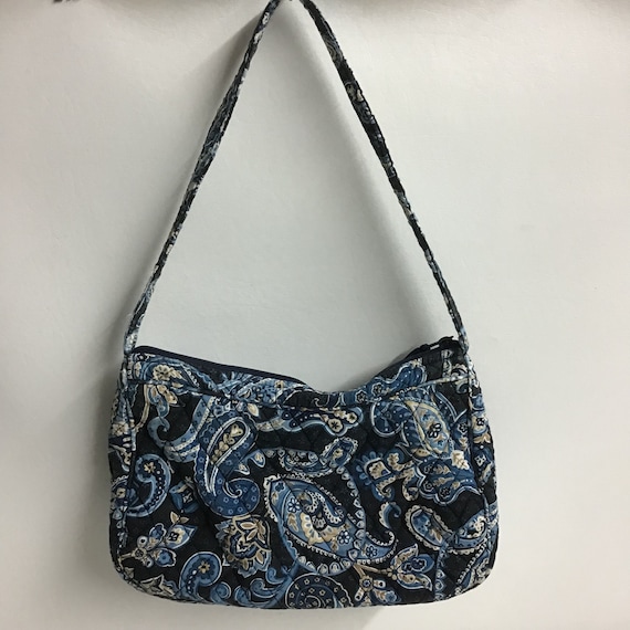 Vera Bradley Windsor Navy Paisley Shoulder Bag - image 2