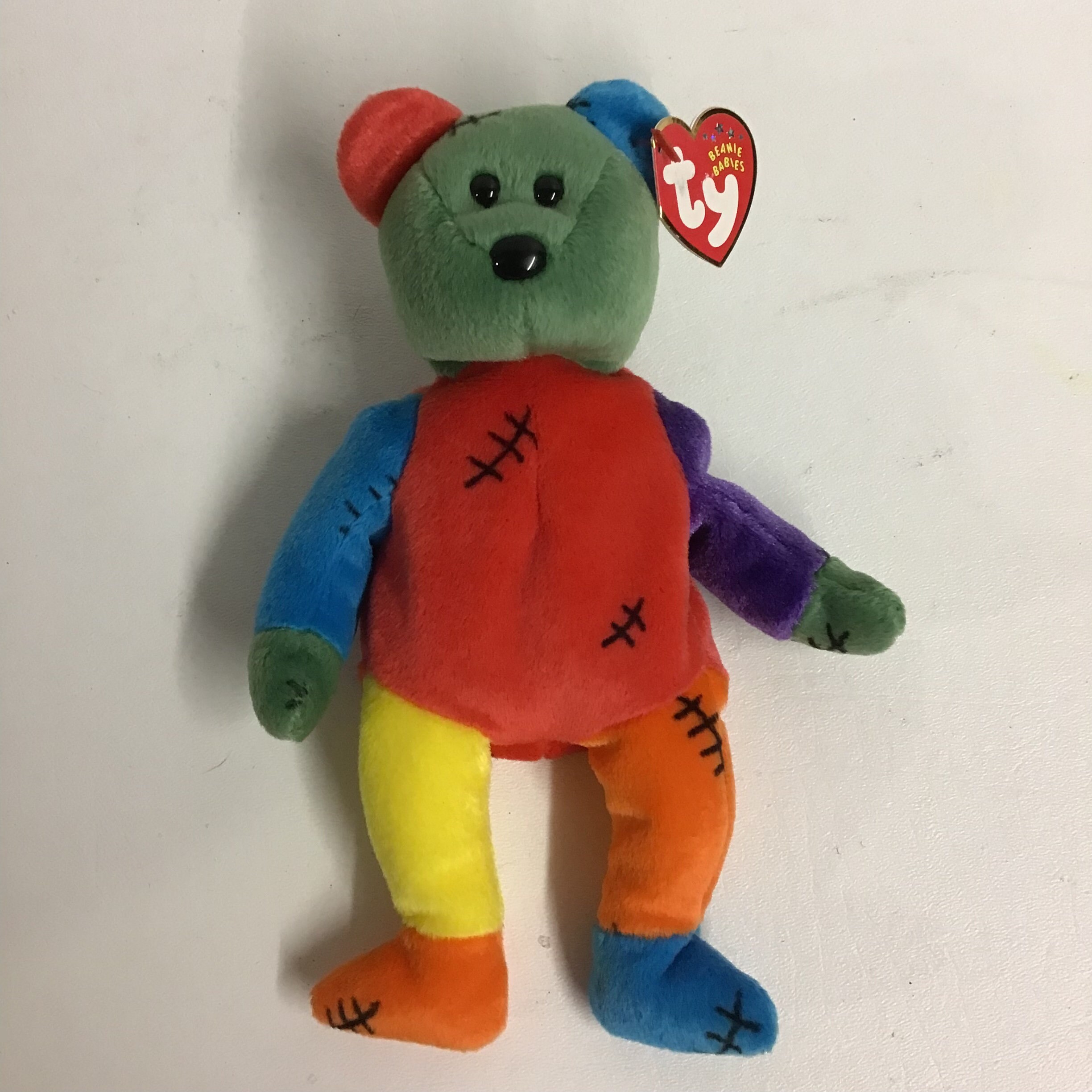 Frankenteddy beanie cheap baby value