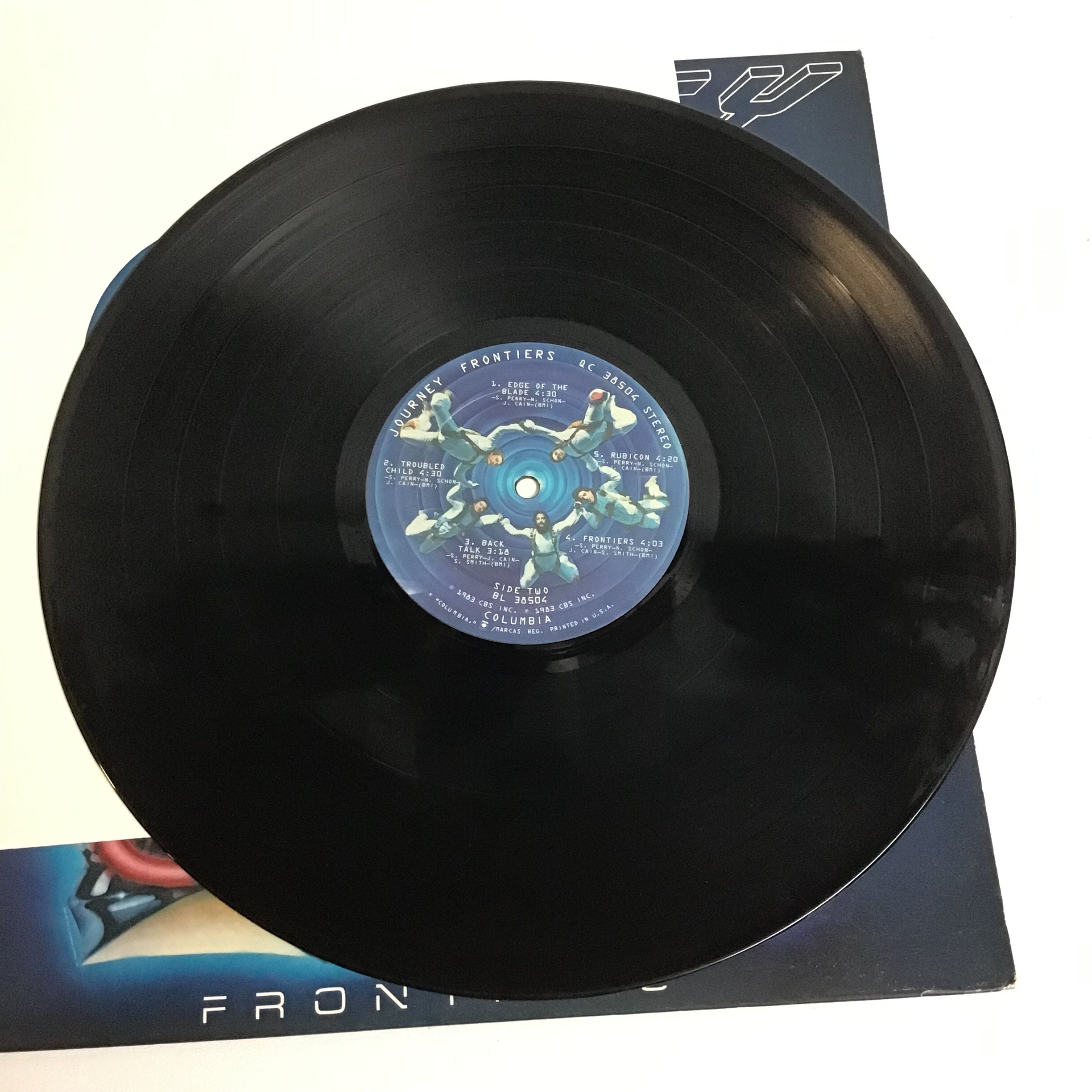 ジャーニー LP レコード フロンティアーズ JOURNEY ジャーニー LPレコード『フロンティアーズ』帯付き 国内盤