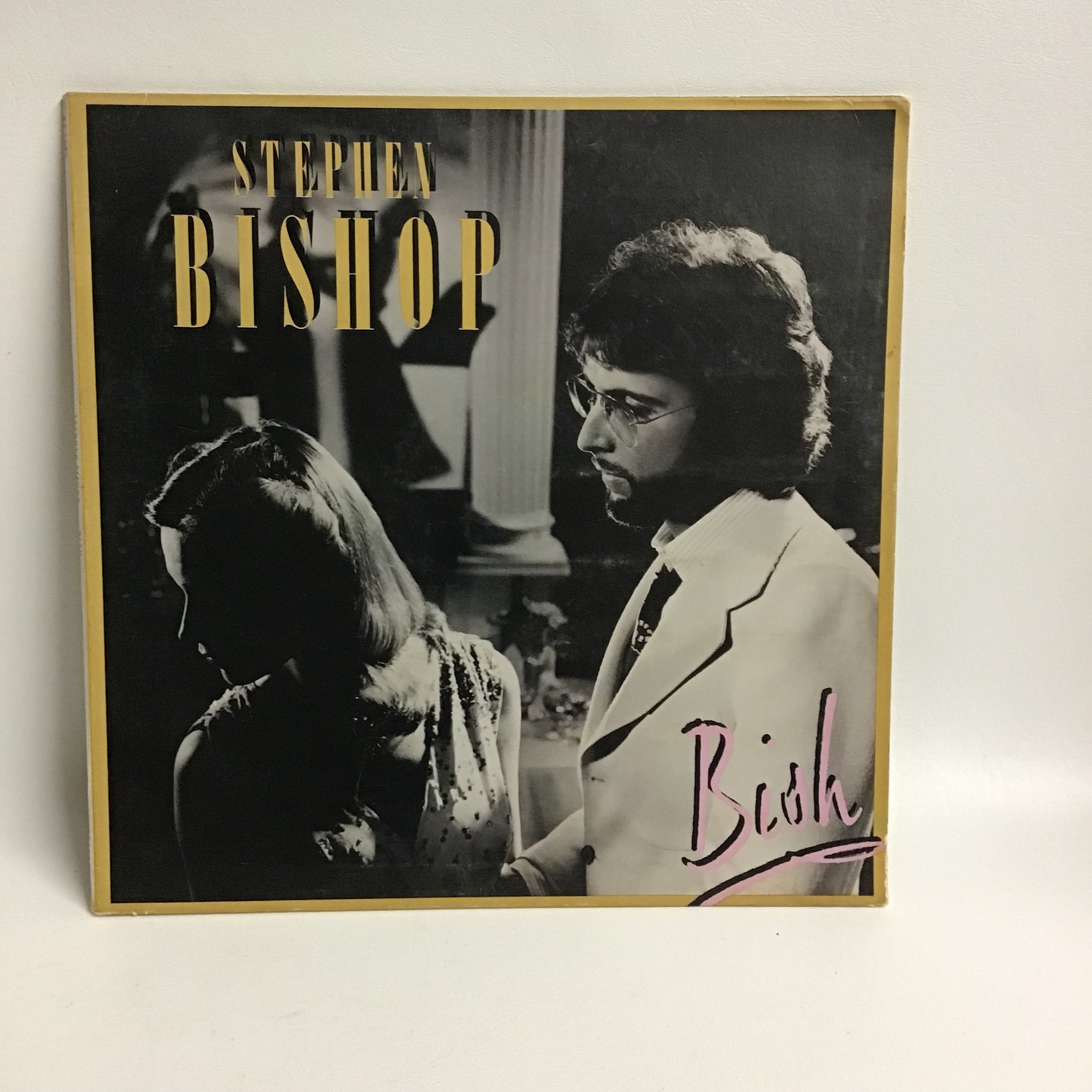 サイン入り】Stephen Bishop “Bish” 紙ジャケ