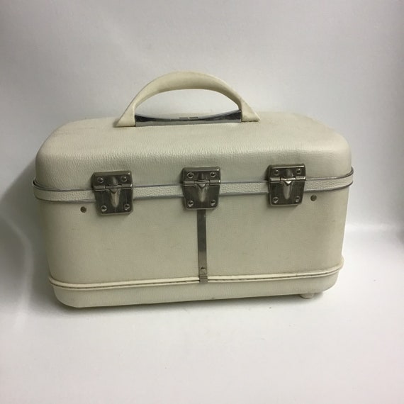 Vintage Airway Hard Shell Train Case Gem