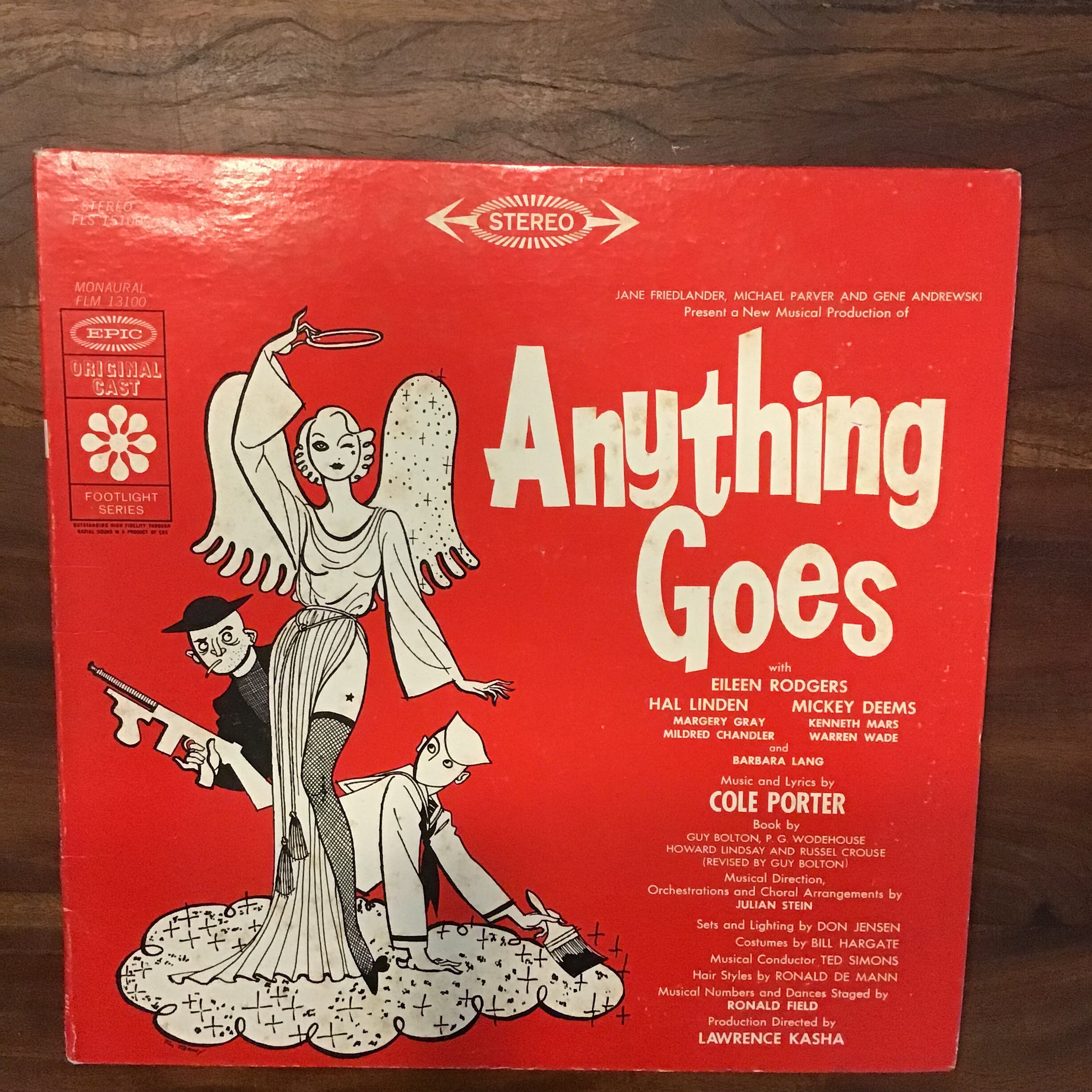 Anything Goes Broadway Poster