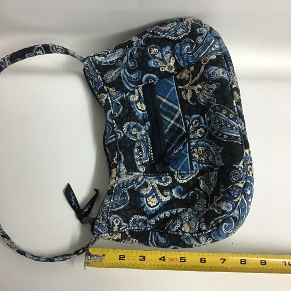 Vera Bradley Windsor Navy Paisley Shoulder Bag - image 8